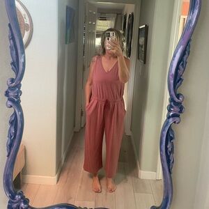Dusty rose comfy romper. Gently worn. Bepop brand. XL. But not big